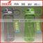 500ml plastic drinking water Bottle with straw