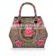 2015 new arrival canvas embroidery bag handmade national handbag