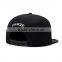 custom flat peak design your own snapback cap with 3d embroidery