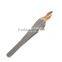Gold plating and electrophoresis stainless steel good quality slanted tweezer