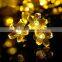 Newest Efficient Solar creative christmas decor Peach blossom led light