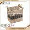Handmade wild natural Unique designed stacking wicker basket no handles