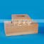 2015 year china suppliers FSC&ISO9001 best selling unfinished wooden Napkin&tissue box with china manufacturers high quality