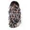 New coming 24inch virgin hair girl synthetic wig long curl wig