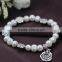 7mm A grade elastic potato beautiful natural flower girl pearl bracelet