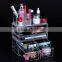 Cosmetic/makeup Organizer Jewelry Chest Bathroom Storage Case 3 Pieces