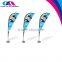 cheap advertise outside 3m feather beach flag and banner