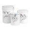 White Cheap Large Metal Dog Food Storage Canisters