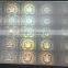 Adhesive Sticker Type and holographic Feature plastic card hologram