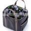 Leisure PU lunchbag with big capacity and two side pocket