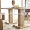 Cheap modern wood dining table and chair set for restaurant