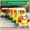 Park fun attractions of track or trackless amusement kids mini electric train for sale