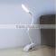 Rechargeable Dimmable Touch Sensor Clip On Desk Lamp LED Book Reading Light
