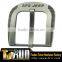 Silver d ring belt buckle for men