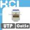 Network Solution Cat 6 90Degree UTP Toolless RJ45 Modular Keystone Jack
