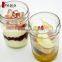 240ml Engraving Clear Glass Mason Jar With Handle