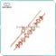 2She rose gold plating couple love bracelet