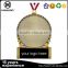 new fashion wholesale custom die casting embossed iron brass zinc alloy antique gold plated blank medal with ribbon