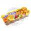 Hot 10 cup yellow packing chocolate biscuit cup