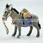 artificial furry craft made goat fur walking donkey toy
