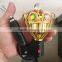 2016 shiny golden electric incense burner lotus shape censer with usb for car