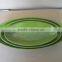Eco-friendly ellipses bamboo dish made in Vietnam