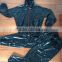 Balck Silver Color Sauna suit pvc material 2016
