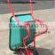 85L Wheelbarrow with Green Plastic Tray for Garden Use