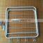 vivinature 4 Hook Over the Door Rack Hanger for Hanging Clothes Coat Hat Belt Metal