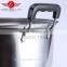 insulation handle cheap good quality houseware useful stainless steel cooking pot set/camping pot set