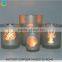 Mercury Glass Votive Frosted Candle Holder Set for Home Decoration Use