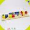 2017 New design toddlers geometry blocks wooden montessori learning materials W12F013