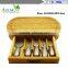 New design bamboo cheese board set professional manufacturer of bamboo&wood items cheese board set cheese knives w/cutting board