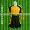 Dery high quality soccer uniform free design with good price