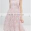 newest clothes oem Bardot neck Off-shoulder pretty princess dress Midi prom queen dress