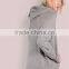 MGOO Women Oversized Sweatshirt Pullover Front Pocket Lightweight Soft Knit Draw String Slouchy Hoodie Heather Grey