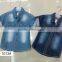 2017 New arrival Wholesale Summer kids jeans new style fashion kids boys denim T-shirt