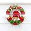 HD1030 2016 Christmas Tree Pendant Of Snowman & Santa Claus Ornament Circle