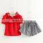 S80057B 2017 summer popular casual boutique kids girls clothing sets