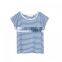 2017Women Short Sleeve T-Shirts different size for choice patchwork striped