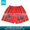 100% polyester sublimation print Lacrosse shorts