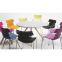 Norway Design Stackable Restaurant Plastic Dining Chair with Steel Legs