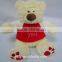 20cm sitting soft plush animal toy teddy bear with bow