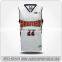 Latest design red color blue color basketball jersey uniform design