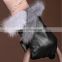 High quality mink fur stripe for leather gloves cuff wholesale