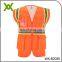 Australian standards reflective mesh yellow security safety vest