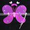 Girls Wand Headpiece Kids butterfly wings