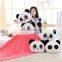 China import panda keep warm soft plush blanket