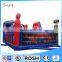 Digital Printing Inflatable Spider-man Play Ground Inflatable Playland Play Stasion for Sale