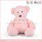 Wholesale plush pretty pink teddy bear soft toy